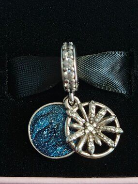 Authentic Pandora Dazzling Wishes Dangle Charm – 797531CZ Retired